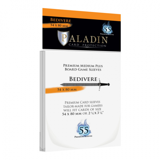 Paladin Sleeves 54 x 80 mm Bedivere i gruppen SÄLLSKAPSSPEL / Tillbehör / Sleeves hos Spelexperten (BND00052)