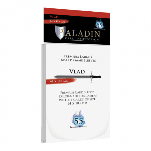 Paladin Sleeves 61 x 103 mm Vlad i gruppen SÄLLSKAPSSPEL / Tillbehör / Sleeves hos Spelexperten (BND00089)