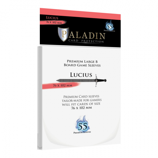 Paladin Sleeves 76 x 102 mm Lucius i gruppen SÄLLSKAPSSPEL / Tillbehör / Sleeves hos Spelexperten (BND00090)