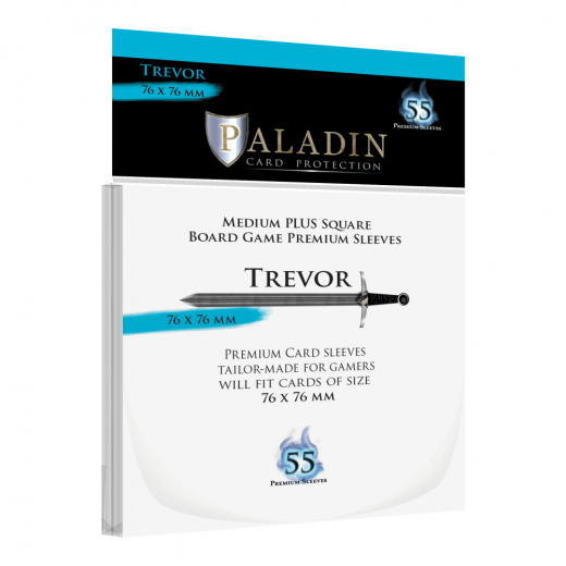 Paladin Sleeves 76 x 76 mm Trevor i gruppen SÄLLSKAPSSPEL / Tillbehör / Sleeves hos Spelexperten (BND00091)