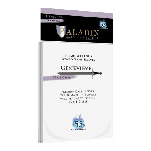 Paladin Sleeves 75 x 110 mm Genevieve i gruppen SÄLLSKAPSSPEL / Tillbehör / Sleeves hos Spelexperten (BND00093)