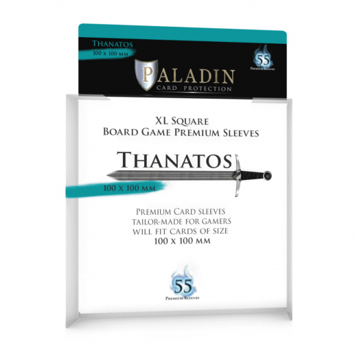 Paladin Sleeves 100 x 100 mm Thanatos i gruppen SÄLLSKAPSSPEL / Tillbehör / Sleeves hos Spelexperten (BND00125)