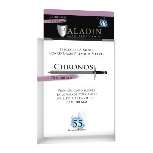 Paladin Sleeves 70 x 100 mm Chronos i gruppen SÄLLSKAPSSPEL / Tillbehör / Sleeves hos Spelexperten (BND00127)