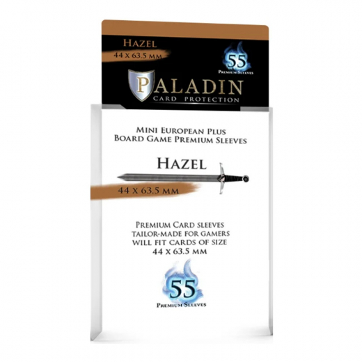 Paladin Sleeves 44 x 63,5 mm Hazel i gruppen SÄLLSKAPSSPEL / Tillbehör / Sleeves hos Spelexperten (BND00138)