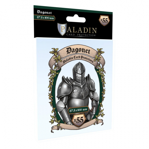 Paladin Sleeves 87,5 x 100 mm Dagonet i gruppen SÄLLSKAPSSPEL / Tillbehör / Sleeves hos Spelexperten (BND00156)