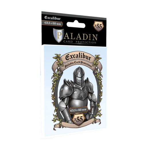 Paladin Sleeves 63,5 x 88 mm Excalibur i gruppen SÄLLSKAPSSPEL / Tillbehör / Sleeves hos Spelexperten (BND00162)