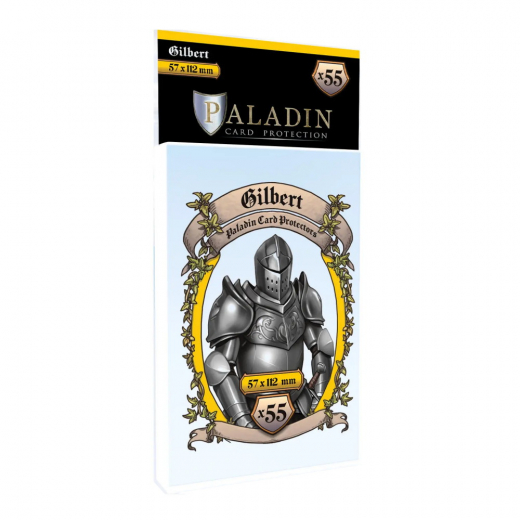 Paladin Sleeves 57 x 100 mm Gilbert i gruppen SÄLLSKAPSSPEL / Tillbehör / Sleeves hos Spelexperten (BND00166)