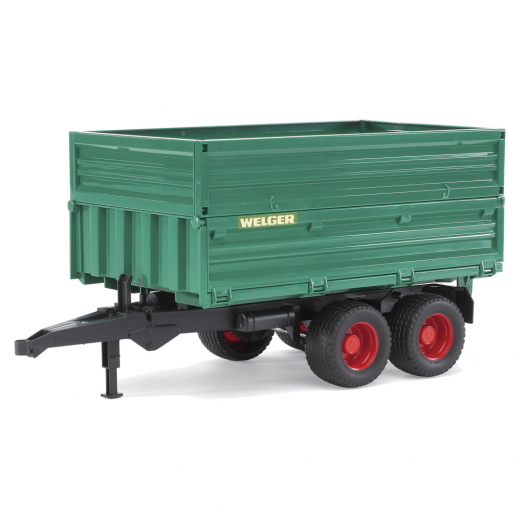 Bruder Tandem Axle tippvagn med avtagbar topp i gruppen LEKSAKER / Leksaksfordon / Bruder hos Spelexperten (BR2010)