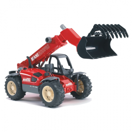 Bruder Manitou Teleskoplastare MLT 633 i gruppen LEKSAKER / Leksaksfordon / Bruder hos Spelexperten (BR2125)