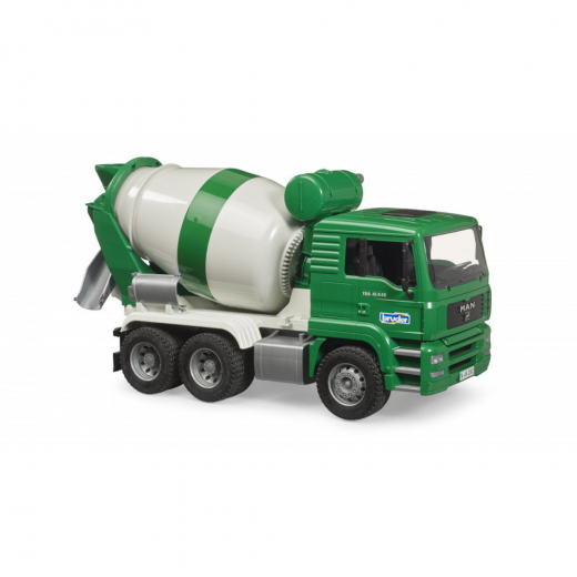 Bruder MAN TGA Cement Mixer Truck Rapid Mix i gruppen LEKSAKER / Leksaksfordon / Bruder hos Spelexperten (BR2739)