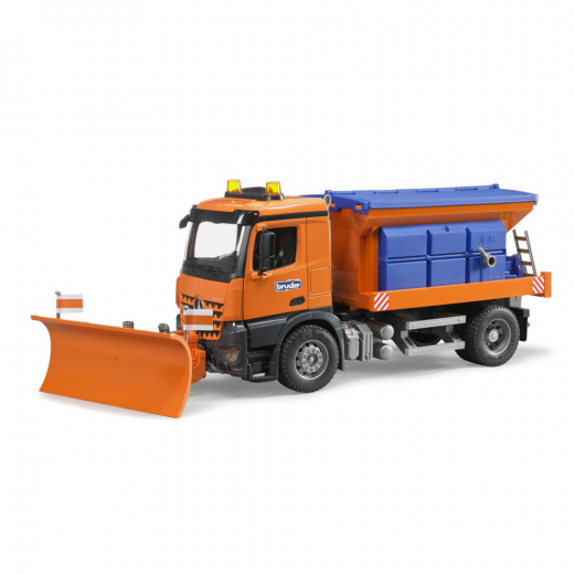 Bruder MB Arocs Plog/Saltbil med plogblad i gruppen  hos Spelexperten (BR3685)