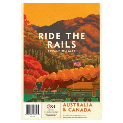 Ride the Rails: Australia & Canada (Exp.) i gruppen SÄLLSKAPSSPEL / Expansioner hos Spelexperten (CAPIR203)