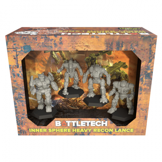 BattleTech: Inner Sphere Heavy Recon Lance (Exp.) i gruppen SÄLLSKAPSSPEL hos Spelexperten (CAT35758)