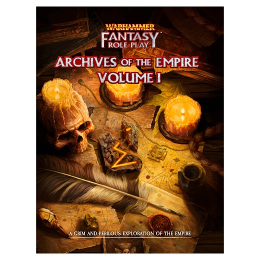Warhammer Fantasy Roleplay: Archives of the Empire Volume 1 i gruppen SÄLLSKAPSSPEL / Rollspel / Warhammer Fantasy hos Spelexperten (CB72424)