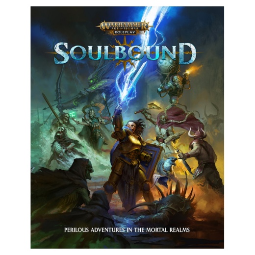 Warhammer Age of Sigmar: Soulbound - Rulebook i gruppen SÄLLSKAPSSPEL / Rollspel / Warhammer Age of Sigmar hos Spelexperten (CB72500)