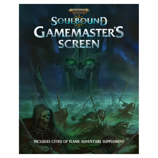 Warhammer Age of Sigmar: Soulbound - Gamemaster’s Screen i gruppen SÄLLSKAPSSPEL / Rollspel / Warhammer Age of Sigmar hos Spelexperten (CB72503)
