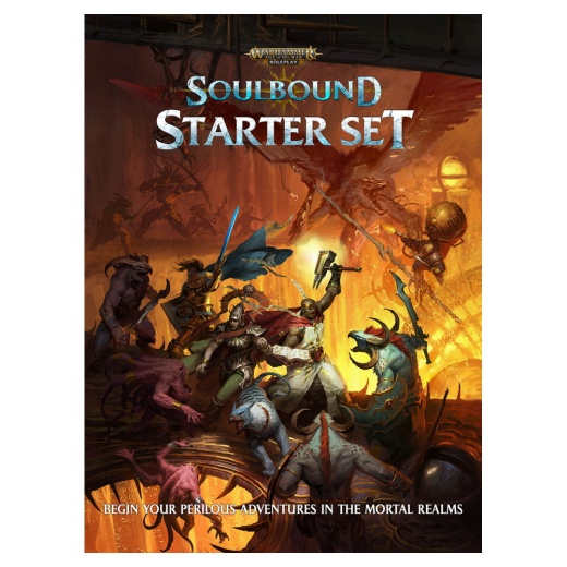 Warhammer Age of Sigmar: Soulbound - Starter Set i gruppen SÄLLSKAPSSPEL / Rollspel / Warhammer Age of Sigmar hos Spelexperten (CB72510)