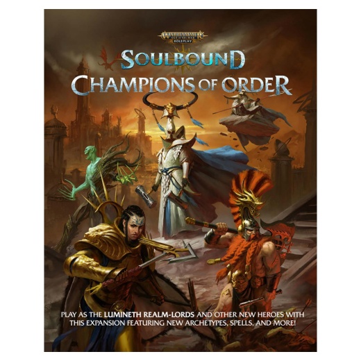 Warhammer Age of Sigmar: Soulbound - Champions of Order i gruppen SÄLLSKAPSSPEL / Rollspel / Warhammer Age of Sigmar hos Spelexperten (CB72518)