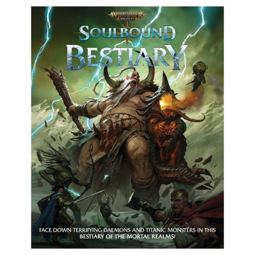 Warhammer Age of Sigmar: Soulbound - Bestiary i gruppen SÄLLSKAPSSPEL / Rollspel / Warhammer Age of Sigmar hos Spelexperten (CB72519)