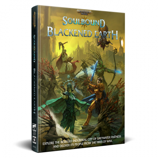 Warhammer Age of Sigmar: Soulbound - Blackened Earth i gruppen SÄLLSKAPSSPEL / Rollspel / Warhammer Age of Sigmar hos Spelexperten (CB72532)