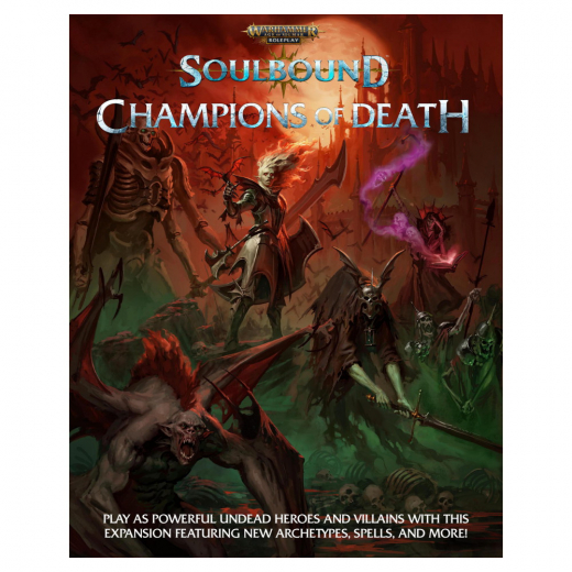 Warhammer Age of Sigmar: Soulbound - Champions of Death i gruppen SÄLLSKAPSSPEL / Rollspel / Warhammer Age of Sigmar hos Spelexperten (CB72533)