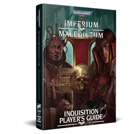 Warhammer 40,000 RPG: Imperium Maledictum - Inquisition Player's Guide i gruppen SÄLLSKAPSSPEL / Rollspel / Warhammer 40K RPG: Imperium Maledictum hos Spelexperten (CB72707)