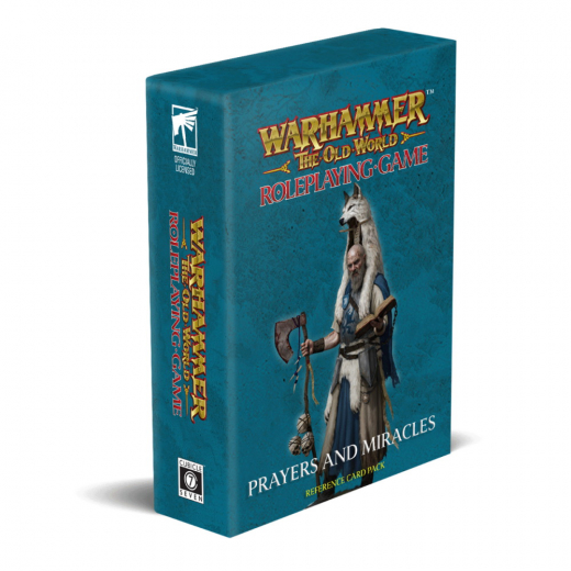 Warhammer: The Old World RPG - Prayers & Miracles Card Deck i gruppen SÄLLSKAPSSPEL / Rollspel hos Spelexperten (CB72909)