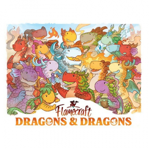Flamecraft: Dragons & Dragons (Exp.) i gruppen SÄLLSKAPSSPEL / Expansioner hos Spelexperten (CBA03DNDX)