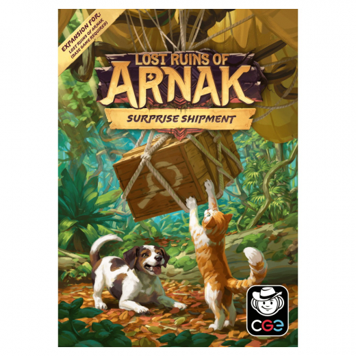 Lost Ruins of Arnak: Surprise Shipment (Exp.) i gruppen KOMMANDE RELEASER hos Spelexperten (CGE00150)