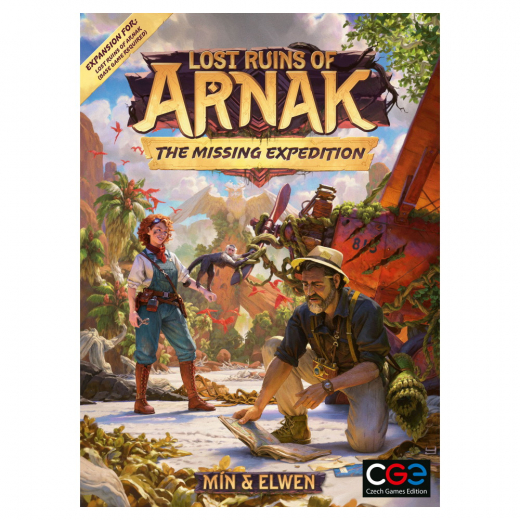 Lost Ruins of Arnak: The Missing Expedition (Exp.) i gruppen SÄLLSKAPSSPEL / Expansioner hos Spelexperten (CGE0067)