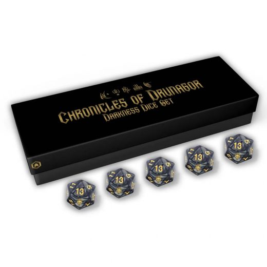 Chronicles of Drunagor: Darkness Dice Set (Exp.) i gruppen SÄLLSKAPSSPEL / Tillbehör / Tärningar & tillbehör hos Spelexperten (CGS2092)