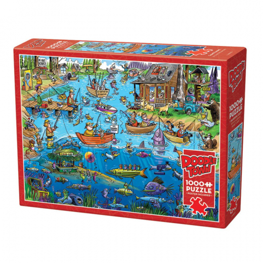 Cobble Hill Pussel - Gone Fishing 1000 Bitar i gruppen Nyheter hos Spelexperten (CH44503)