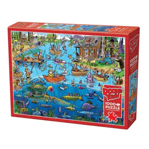 Cobble Hill Pussel - Gone Fishing 1000 Bitar i gruppen PUSSEL / 1000 bitar hos Spelexperten (CH44503)