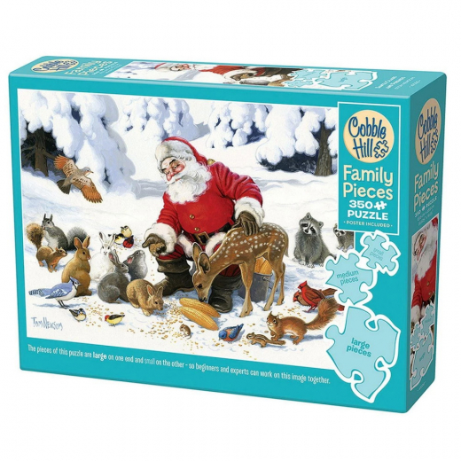 Cobble Hill Pussel - Santa Claus And Friends 350 Bitar i gruppen  hos Spelexperten (CH47028)