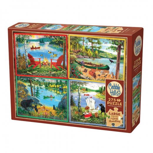 Cobble Hill Pussel - Cabin Country 275 Bitar i gruppen Nyheter hos Spelexperten (CH48021)