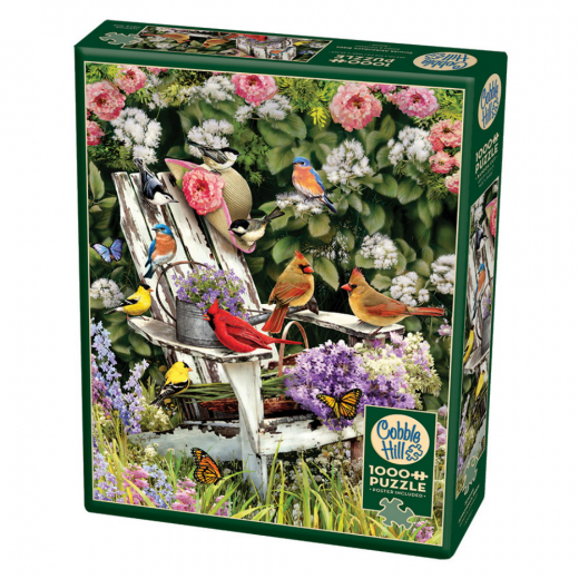 Cobble Hill Pussel - Summer Adirondac Birds 1000 Bitar i gruppen  hos Spelexperten (CH80090)