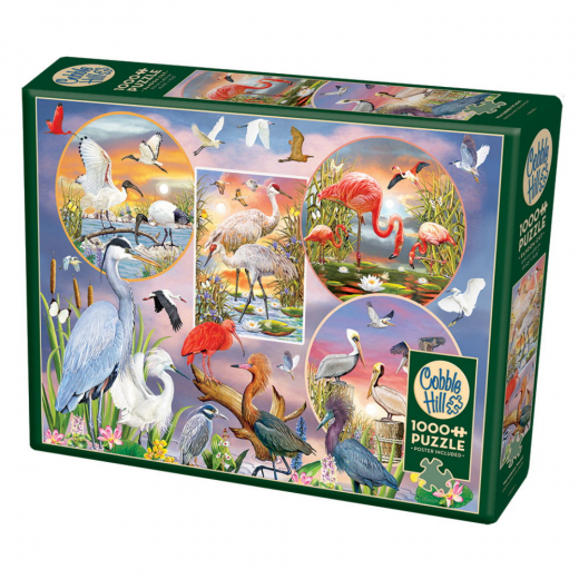 Cobble Hill Pussel - Waterbird Magic 1000 Bitar i gruppen PUSSEL / 1000 bitar hos Spelexperten (CH80219)