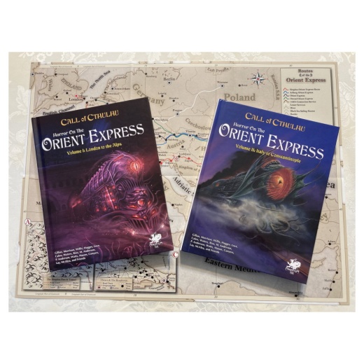 Call of Cthulhu RPG: Horror on the Orient Express i gruppen SÄLLSKAPSSPEL / Rollspel / Call of Cthulhu hos Spelexperten (CHA23130SET)