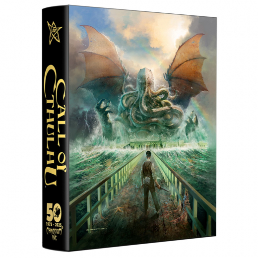 Call of Cthulhu RPG: Chaosium 50th Anniversary Slipcase Set i gruppen SÄLLSKAPSSPEL / Rollspel / Call of Cthulhu hos Spelexperten (CHA23192-X)