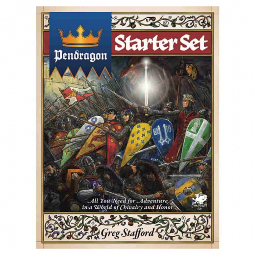 Pendragon RPG: Starter Set i gruppen SÄLLSKAPSSPEL / Rollspel hos Spelexperten (CHA2729-X)