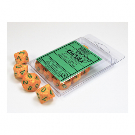 Dice Set D10 Speckled Lotus i gruppen SÄLLSKAPSSPEL / Tillbehör / Tärningar & tillbehör hos Spelexperten (CHX25112)