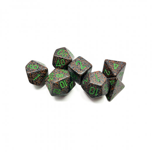 Dice Set 7 Speckled Earth i gruppen SÄLLSKAPSSPEL / Tillbehör / Tärningar & tillbehör hos Spelexperten (CHX25310)