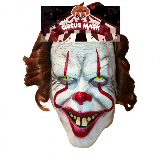 Latex Clown Mask IT i gruppen LEKSAKER / Maskerad / Masker hos Spelexperten (CLO-BAC)