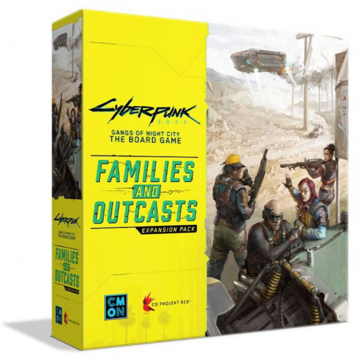 Cyberpunk 2077: Gangs of Night City - Families and Outcasts (Exp.) i gruppen SÄLLSKAPSSPEL / Expansioner hos Spelexperten (CMNCPG002)