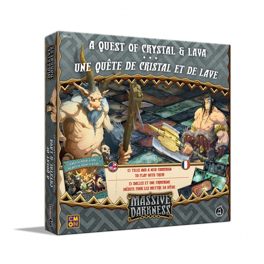 Massive Darkness 2: A Quest of Crysal & Lava (Exp.) i gruppen SÄLLSKAPSSPEL / Expansioner hos Spelexperten (CMNMD111)