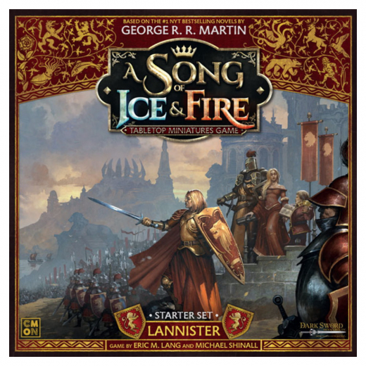 A Song of Ice & Fire: Miniatures Game - Lannister Starter Set i gruppen SÄLLSKAPSSPEL / Strategispel hos Spelexperten (CMNSIF001B)