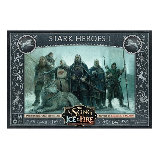 A Song of Ice & Fire: Tabletop Miniatures Game - Stark Heroes #1 (Exp.) i gruppen SÄLLSKAPSSPEL / Expansioner hos Spelexperten (CMNSIF109)