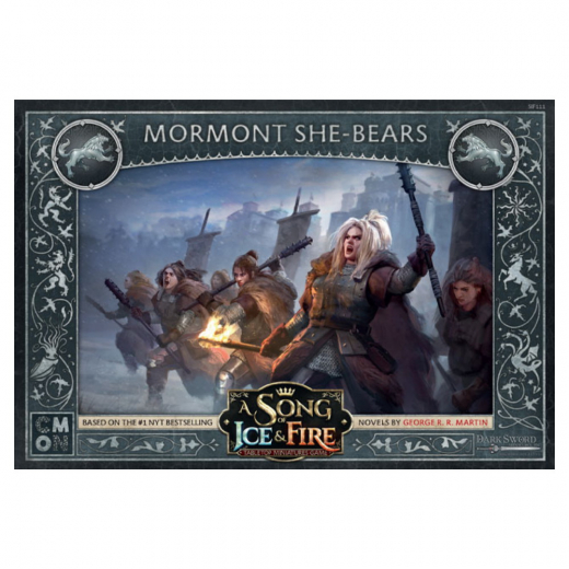 A Song of Ice & Fire: Miniatures Game - Mormont She-Bears (Exp.) i gruppen SÄLLSKAPSSPEL / Expansioner hos Spelexperten (CMNSIF111)