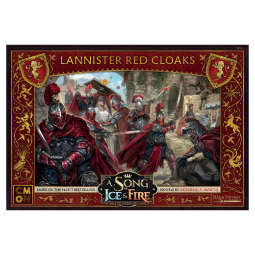 A Song of Ice & Fire: Miniatures Game - Lannister Red Cloaks (Exp.) i gruppen SÄLLSKAPSSPEL / Expansioner hos Spelexperten (CMNSIF211)