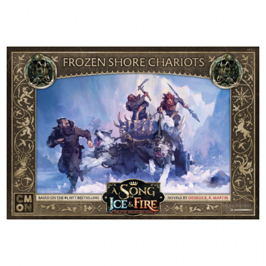 A Song of Ice & Fire: Miniatures Game - Frozen Shore Chariots (Exp.) i gruppen SÄLLSKAPSSPEL / Expansioner hos Spelexperten (CMNSIF411)